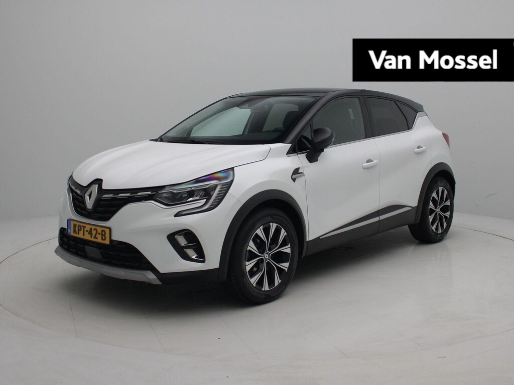 Renault Captur E-Tech full hybrid 145 Techno | Easy link navigatiesysteem met Apple CarPlay & Android Auto | Parkeersensoren v+a met achteruitrijcamera | Climate Control | Privacy Glass | Shark Fin antenne |