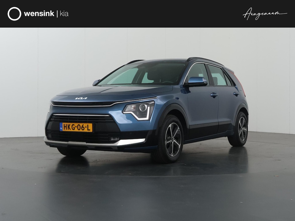 Kia Niro Hybrid 1.6 GDi DynamicLine | Trekhaak | Navigatie | DAB | Camera | Apple CarPlay/Android Auto | Stuur/Stoelverwarming | Adaptieve Cruise Control | Ele.kofferdeksel | Rijhulpsysteem |