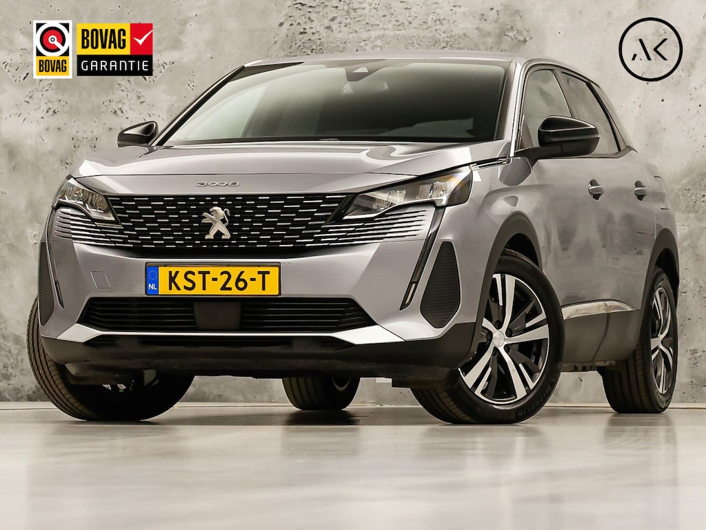 Peugeot 3008 1.6 HYbrid 225 Allure Sport 225Pk Automaat (APPLE CARPLAY, GROOT NAVI, 360 CAMERA, LEDER, SPORTSTOELEN, KEYLESS, GETINT GLAS, ZWART HEMEL, NIEUWSTAAT)