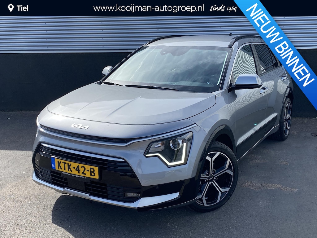 Kia Niro Hybrid 1.6 GDi DynamicLine Parkeersensoren, navigatie, 18" LMV, Apple CarPlay/Android Auto, achteruitrij camera, keyless, adaptieve cruise control
