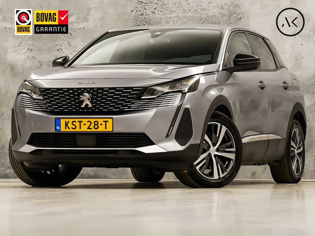 Peugeot 3008 1.6 HYbrid 225 Allure Sport 225Pk Automaat (APPLE CARPLAY, GROOT NAVI, KEYLESS, LEDER, 360 CAMERA, SPORTSTOELEN, ZWART HEMEL, GETINT GLAS, NIEUWSTAAT)