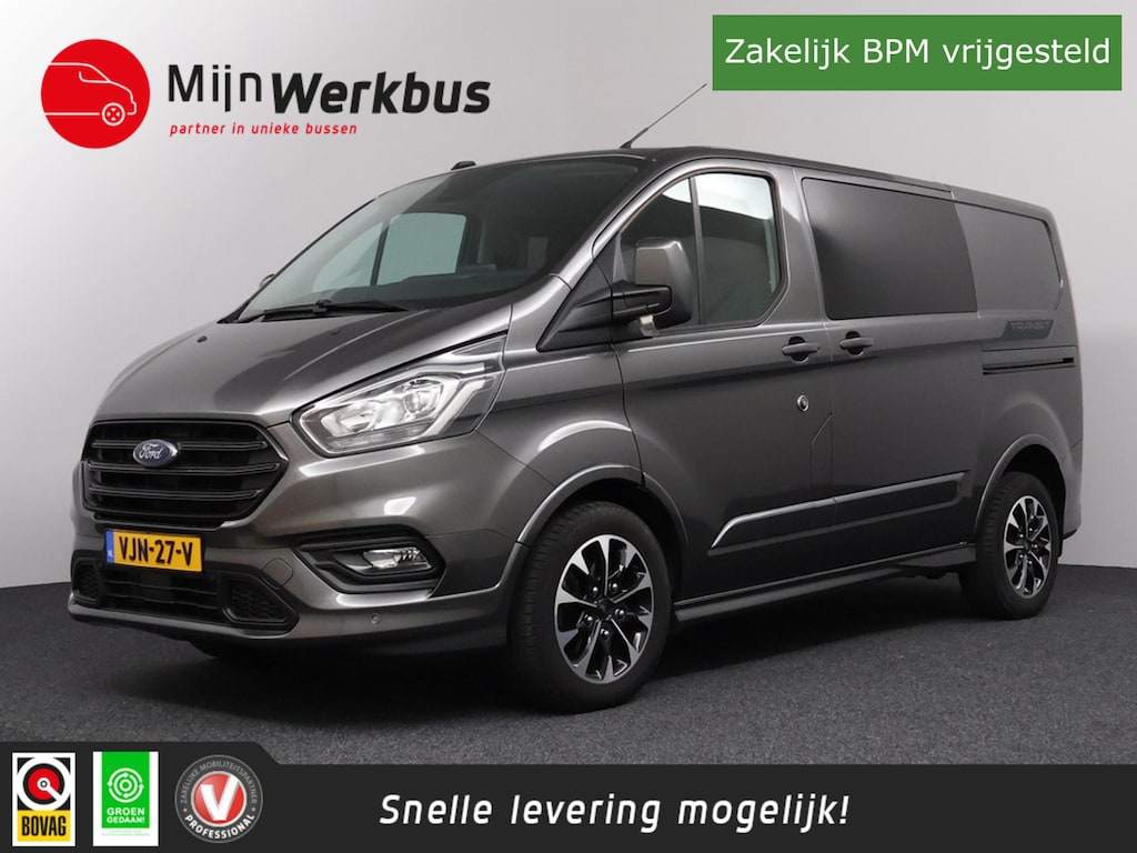 Ford Transit Custom 320 2.0 TDCI L1H1 Sport DC 185pk 5 Persoons! | Trekhaak | Camera | Dubbele Schuifdeur!