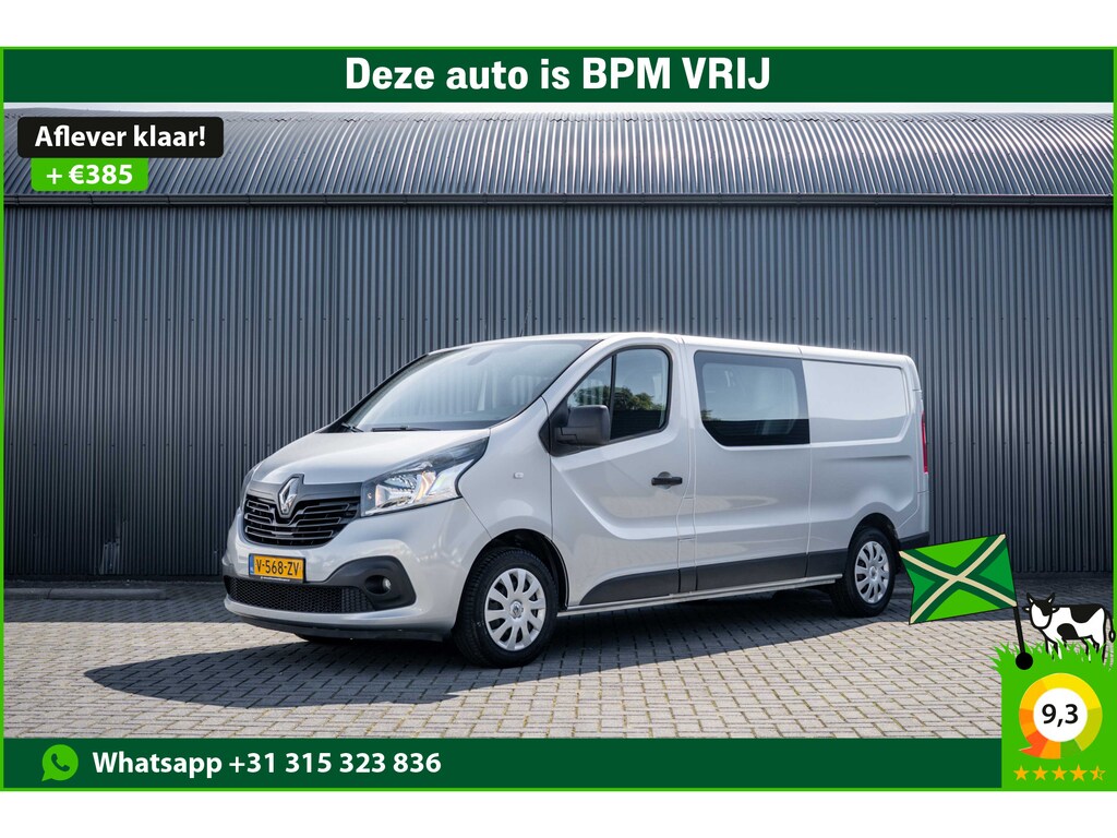 Renault Trafic 1.6 dCi 125PK L2H1 | DC 5-Zits | Camera | Cruise | Airco | Trekhaak