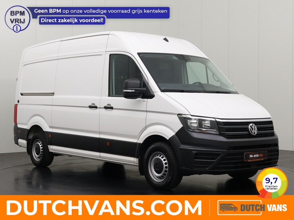 Volkswagen Crafter 2.0TDi 177PK DSG Automaat L3H3 | Standkachel | Navigatie | Camera | Multimedia | Airco | Cruise | Betimmering |