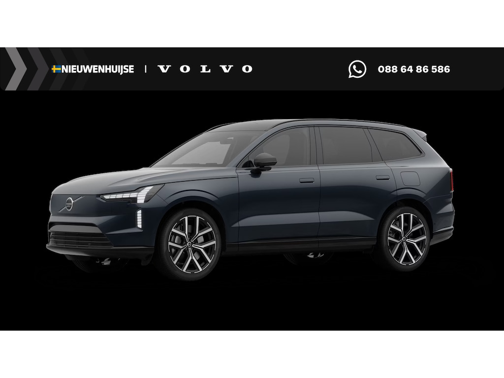 Volvo EX90 Twin Motor Ultra Executive Edition 7p. 106 kWh | 800 V | Bowers & Wilkins | Soft Close Deuren | Luchtvering | 22" | Elektrochromatisch panoramadak | Massage | HD Pixel Led | Gelamineerd Glas | Head-up Dislpay | Elektrisch verstelbare stuurkolom |