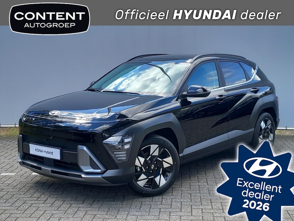 Hyundai Kona 1.6 HEV 138pk DCT Premium / Voorraad deal