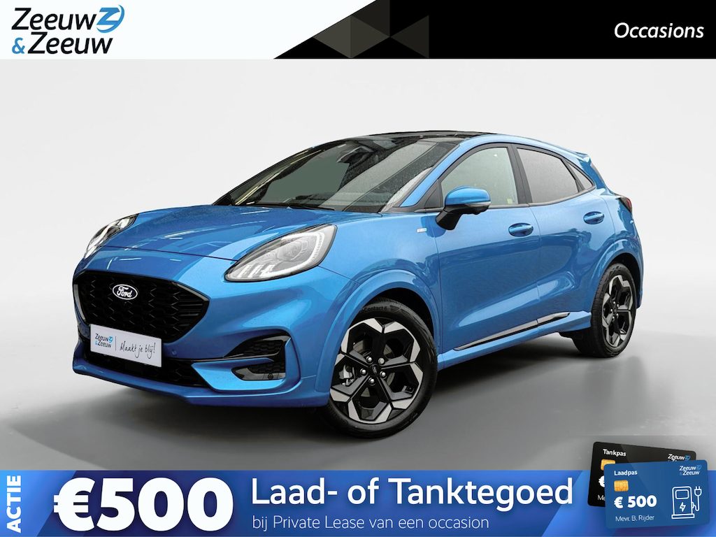 Ford Puma 1.0 EcoBoost Hybrid ST-Line X | Winterpack | Panorama dak | 360 Camera | Fabrieksgarantie | Matrix Led Koplampen |