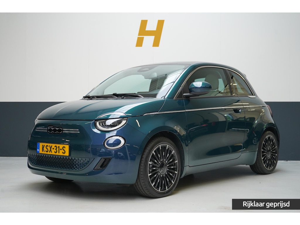 Fiat 500e La Prima 42 kWh | SoH 94,9% | Navigatie | Carplay | Climate control | Cruise control | Lm velgen |