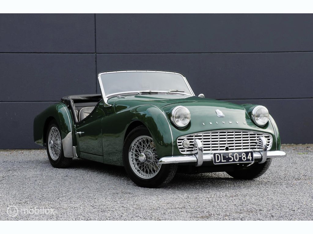 Triumph TR3 TR3B 2.2 Soft & Hardtop Zeer mooie staat Zeldzaam!