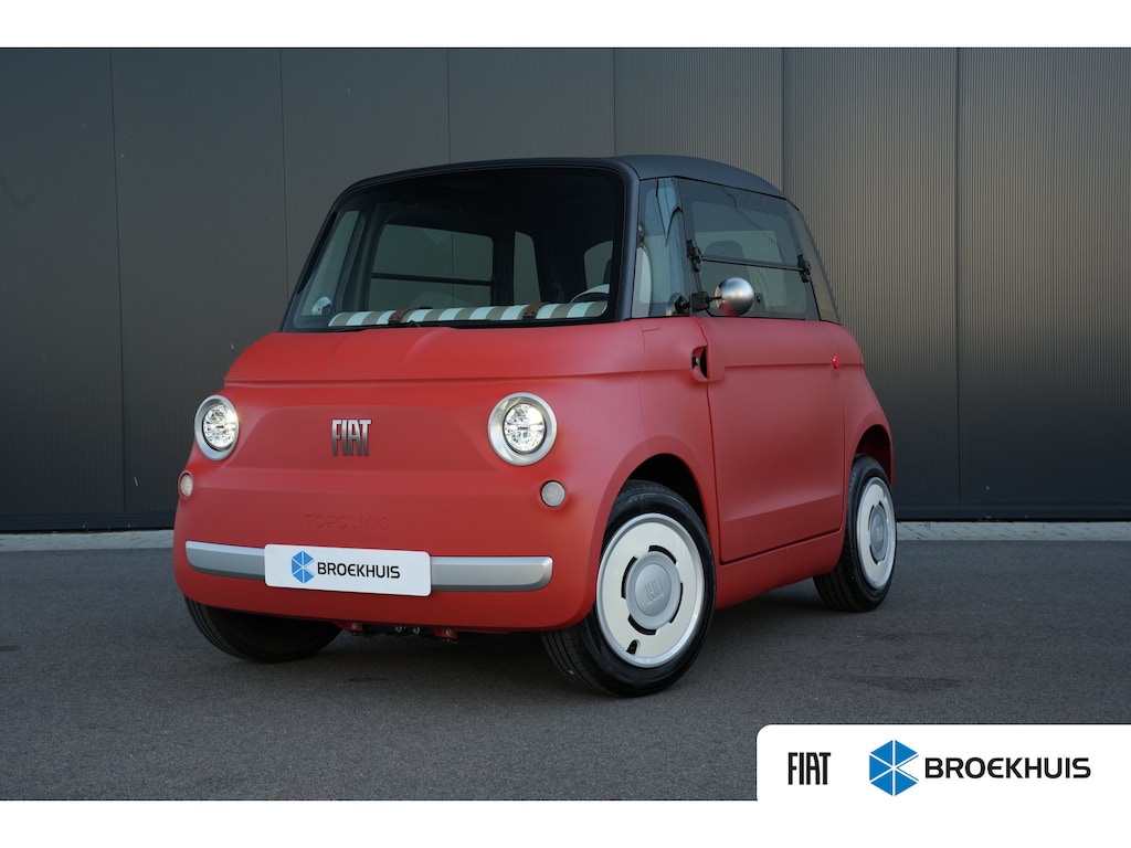 Fiat Topolino Brommobiel 7kWh | Panoramadak | Verwarming | LED | Chrome |