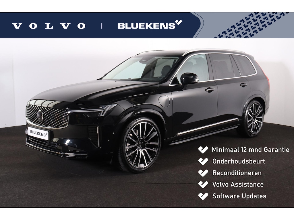 Volvo XC90 T8 Recharge AWD Ultra Bright Exec. Ed. - Luchtvering - Panorama/schuifdak - IntelliSafe Assist & Surround - 360º Camera - Bowers & Wilkins audio - Adaptieve LED koplampen - Verwarmde voorstoelen, stuur & achterbank - Parkeersensoren voor & achter - Elektr. bedienb. voorstoelen met geheugen - Geventileerde voorstoelen - Head up display - Draadloze tel. lader - Extra getint glas - 22' LMV