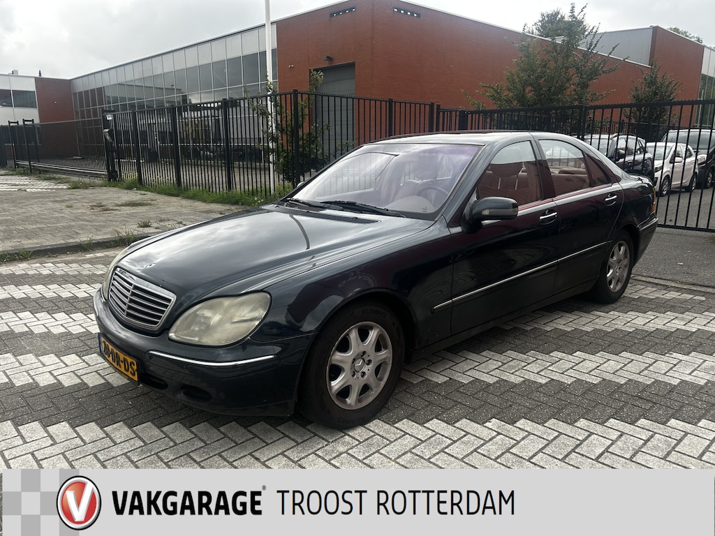 Mercedes-Benz S-klasse 430 APK TOT 01-05-2027 | Luchtvering | Panoramadak | Memory seats | Stoelverwarming+Verkoeling | Meeneemprijs