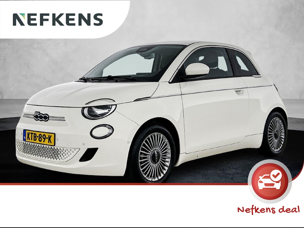 Fiat 500e Icon 42 kWh 118pk Automaat | Apple Carplay/Android Auto | Climate Control | Cruise Control | Camera | Parkeersensoren V+A | Extra Getint Glas | 16"LMV | LED |