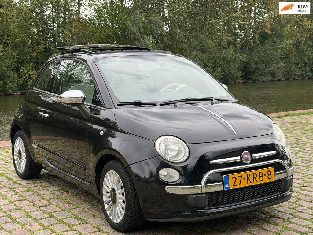 Fiat 500 1.2 Lounge Automaat panorama dak airco elektrische ramen cv op afs