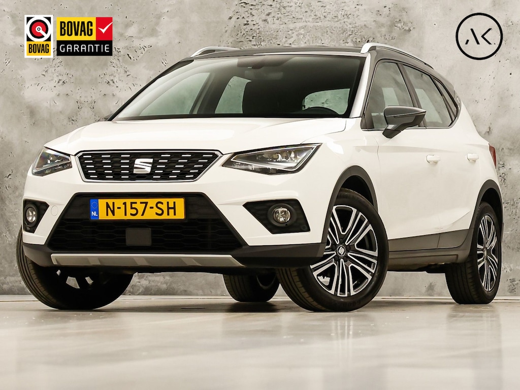 SEAT Arona 1.0 TSI Sport (APPLE CARPLAY, GROOT NAVI, CLIMATE, ZWART HEMEL, SPORTSTOELEN, PARKEERSENSOREN, ELEK PAKKET, CRUISE, NIEUWSTAAT)