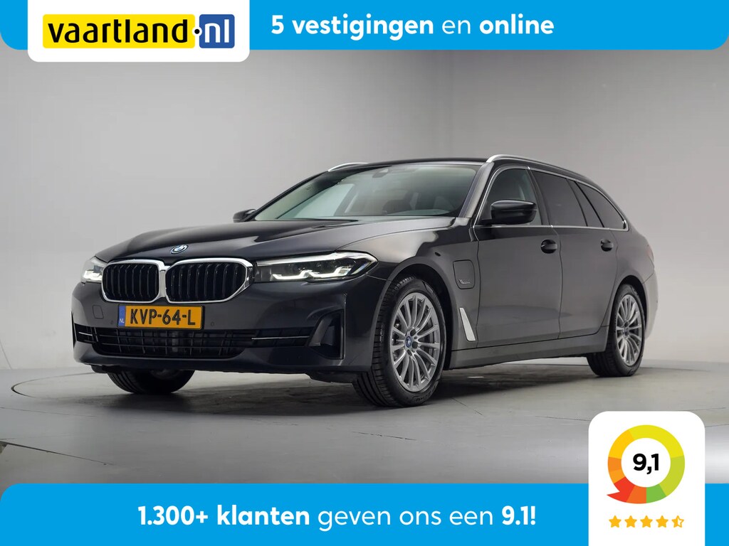 BMW 5-Serie 520e Executive [ Navi Leder Camera Trekhaak ]