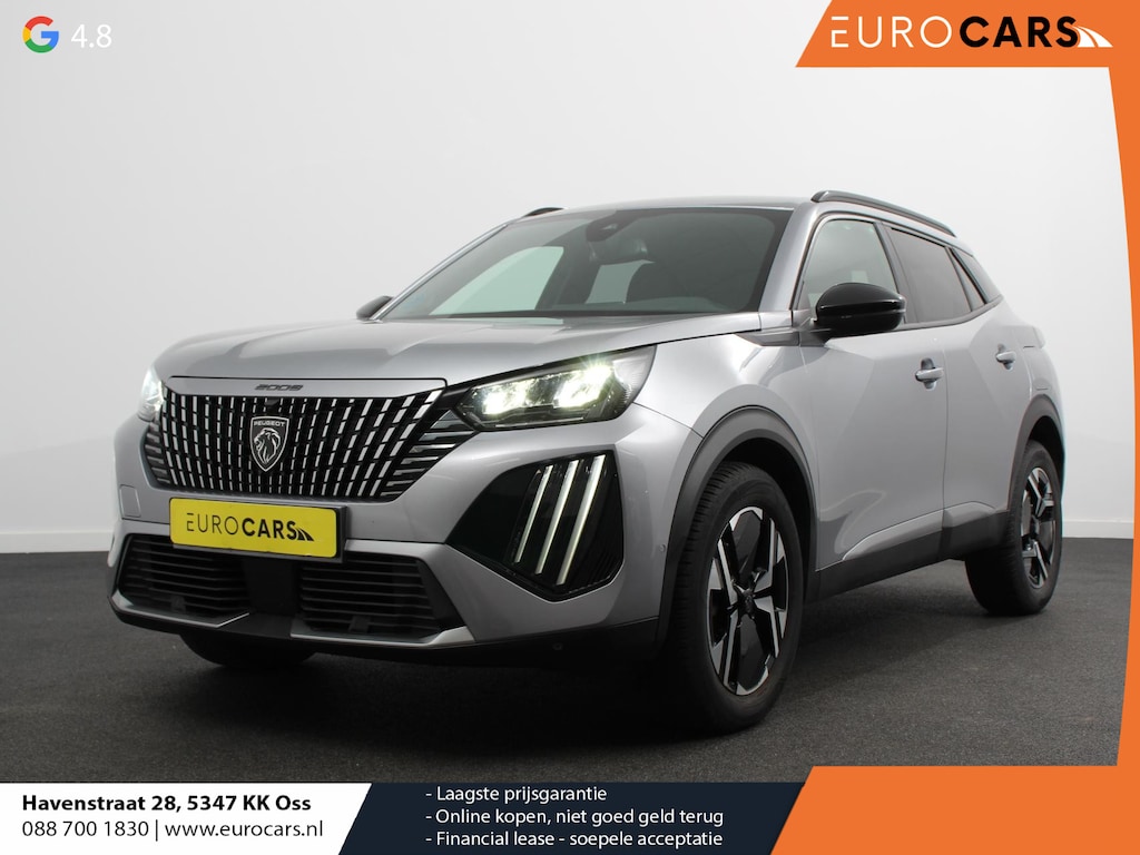 Peugeot 2008 1.2 Allure 136pk Hybrid Automaat Camera 360 Climate control Cruise control Adaptive Stoelverwarming Parkeersensoren Navigatie Apple Carplay/ Android Auto Lichtmetalen velgen Led