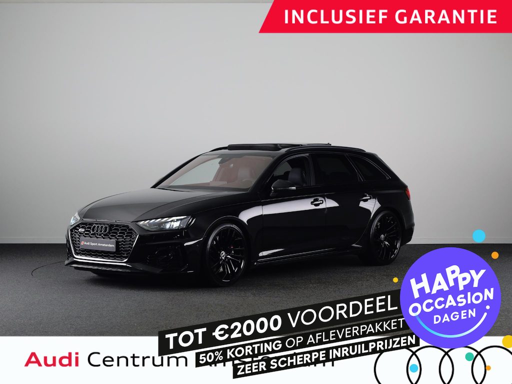 Audi RS4 Avant 2.9 TFSI quattro 450pk | Panoramadak | Adaptive cruise controle | Matrix | Trekhaak | Elektrisch verstelbare voorstoelen met geheugen | Stoelverwarming voor en achter