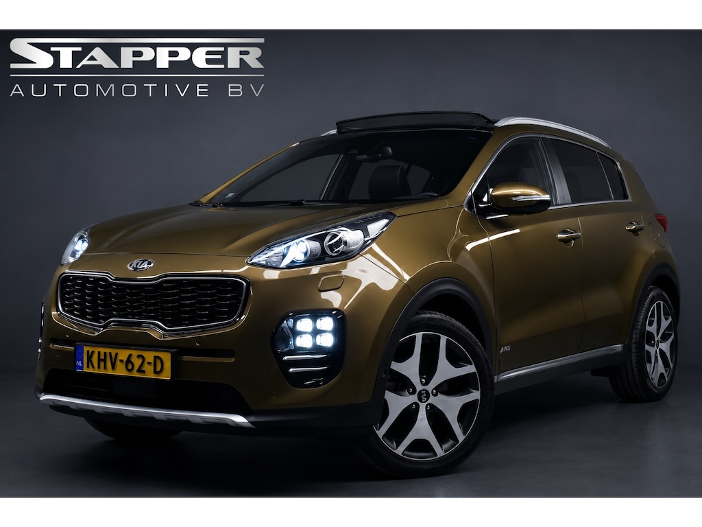 Kia Sportage 1.6 T-GDI 177pk Automaat 4WD GT-Line 1e Eig. Pano/Camera/Keyless/Leer/Navi/Climate/Stoelverw./Pdc/Lmv19"