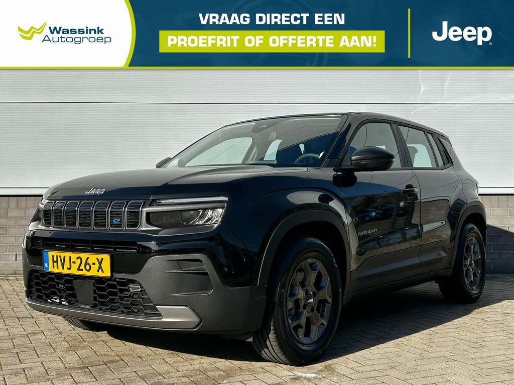 Jeep Avenger Longitude 54 kWh 156pk | Apple Carplay/Android Auto | Parkeersensoren | Lichtmetalen Velgen