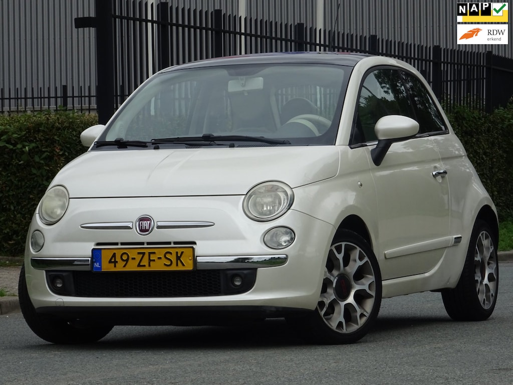 Fiat 500 1.4-16V Lounge NAP/PANORAMADAK/CLIMA/APK 09-2027
