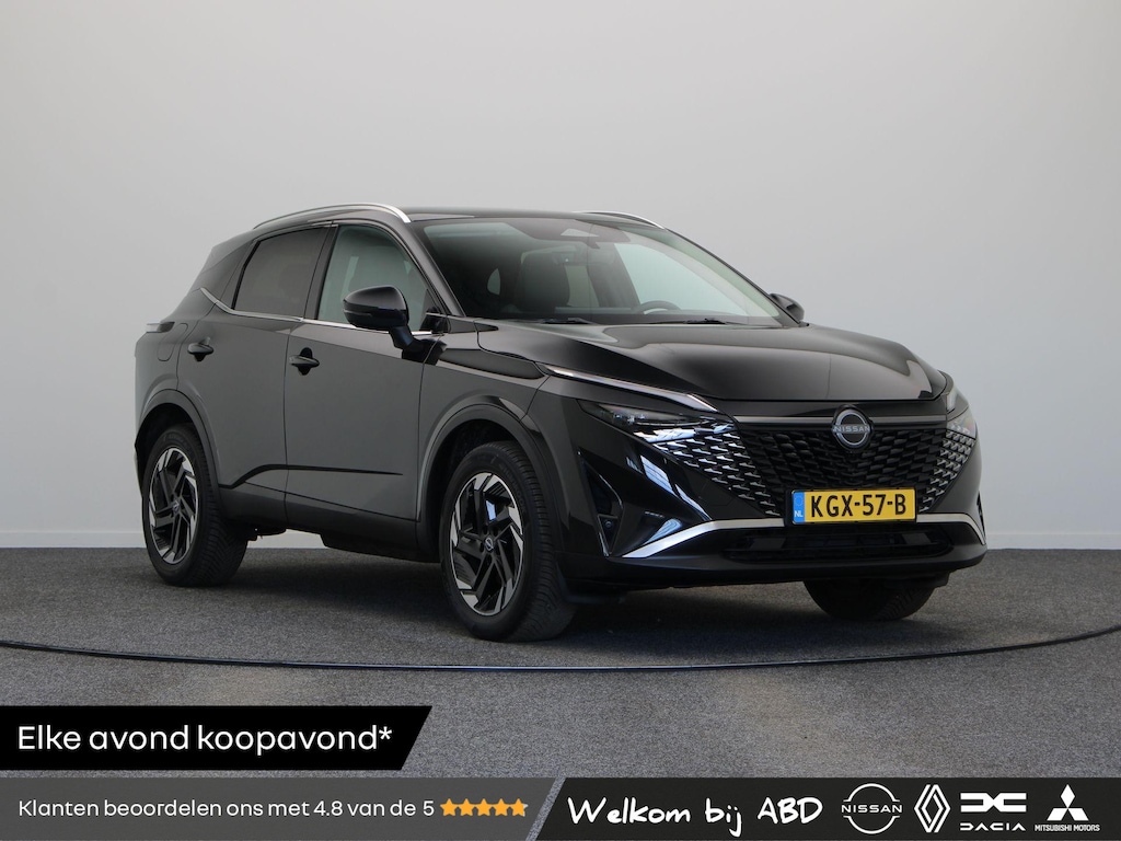 Nissan Qashqai 158pk MHEV Xtronic N-Connecta | Panoramadak | Pilot Assist | Elektrische achterklep | Head-up Display | Stoel, stuur en voorruit verwarming  | Rondomzicht camera |