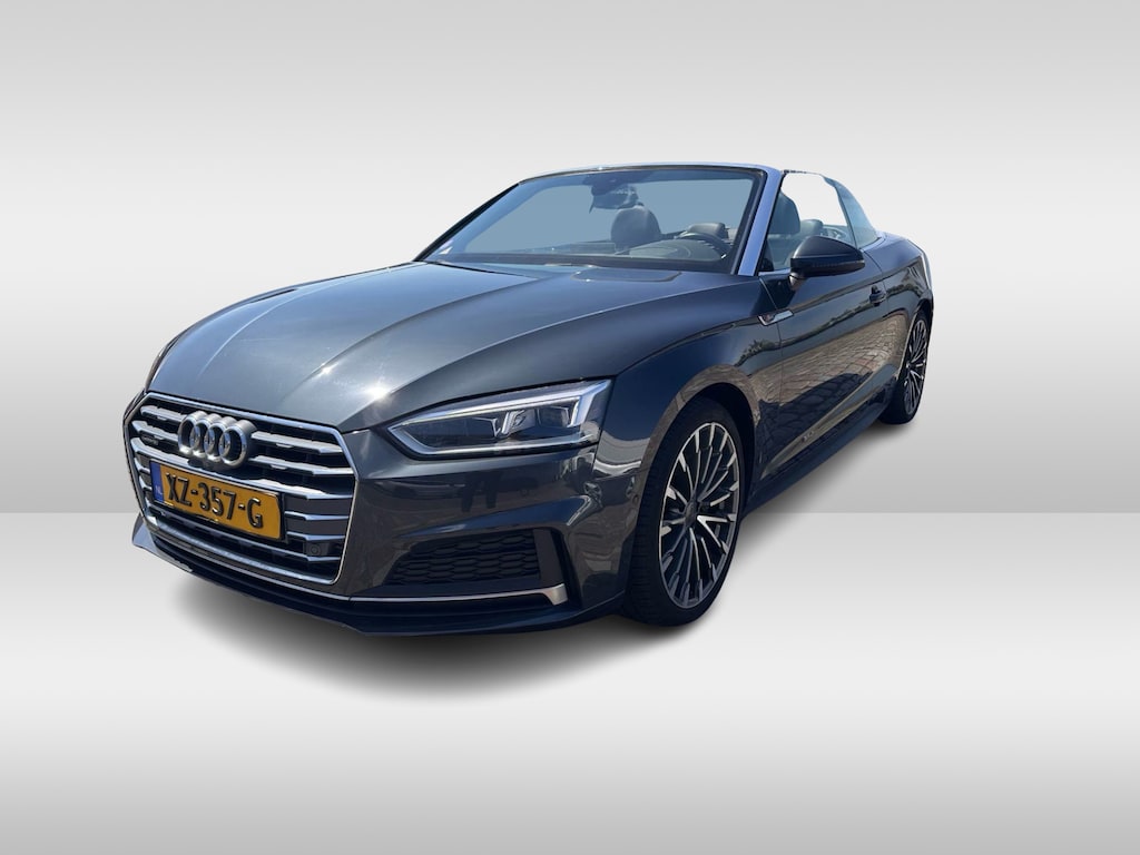 Audi A5 Cabriolet 2.0 TFSI MHEV quattro Design Pro Line Plus / 360Camera / Head-up / Keyless / Windscherm / Virtual Cockpit / 19'' / Leer&Alcantara / Nekverwarming / Stoelverwarming / Dodehoek / Cruise Control