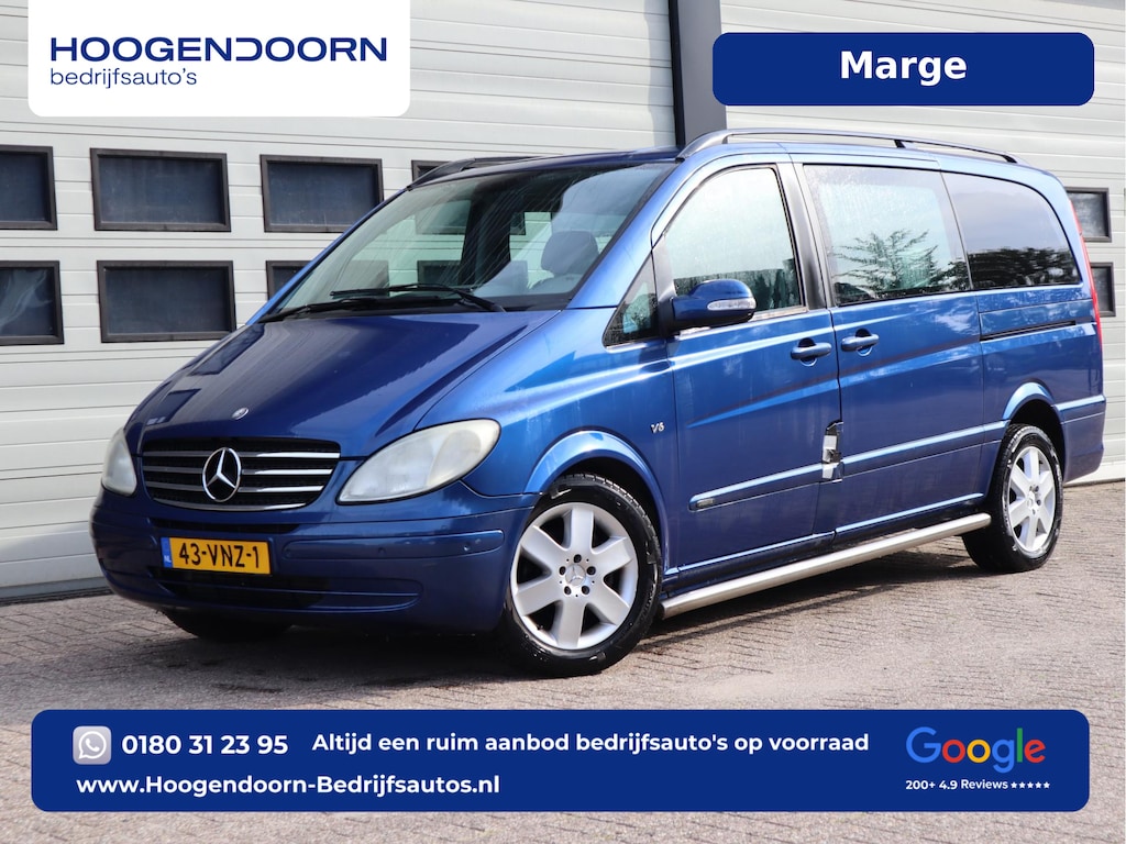Mercedes-Benz Viano 3.0 CDI V6 Automaat - DC 5 Pers. - MARGE - 2x Schuideur - Luchtvering