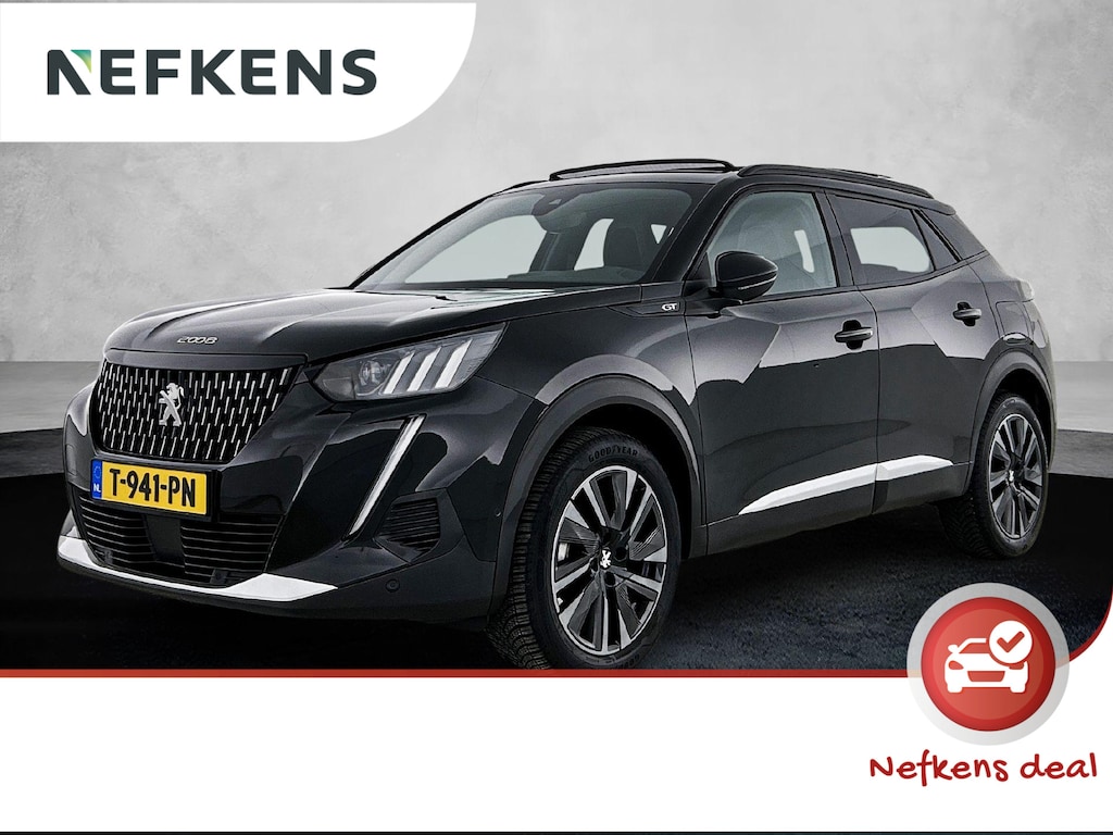 Peugeot 2008 SUV 1.2 130pk GT Automaat Elektrisch Verstelb. Bestuurdersstoel | Schuif-/Kanteldak | Navigatie | Camera | Climate Control | Adaptieve Cruise Control | LED | 17"LMV |