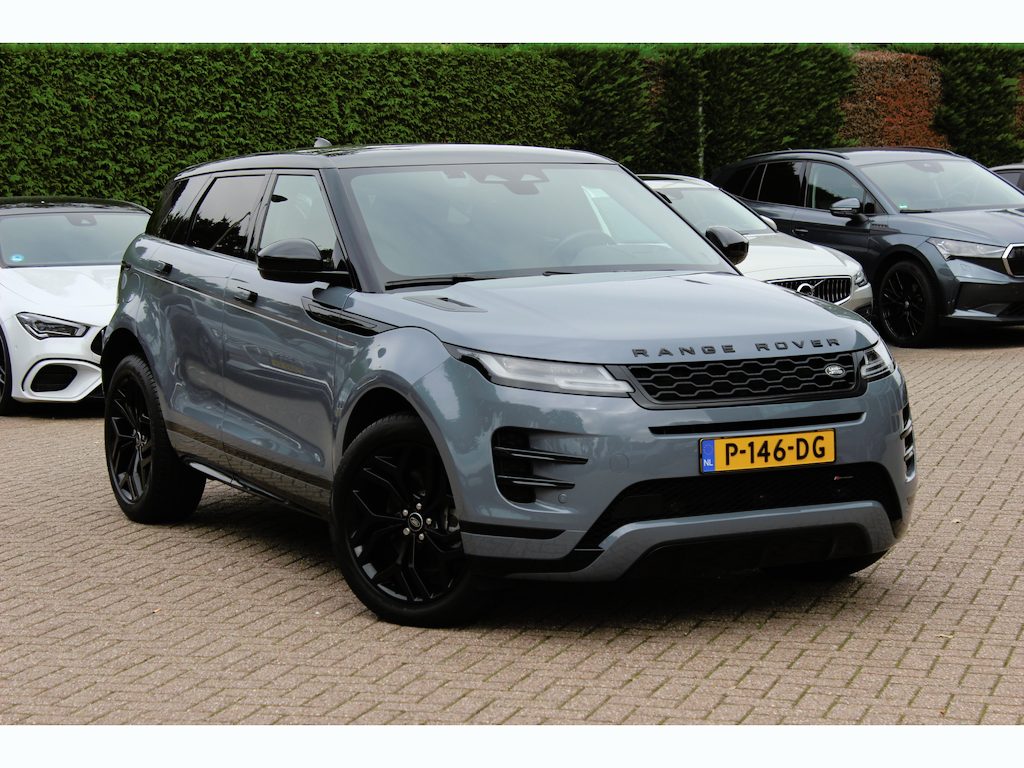Land Rover Range Rover Evoque 2.0 D200 AWD R-Dynamic HSE / Panoramadak / Camera / Head-up / Meridian / Luxe Leder / 20'' / Keyless / CarPlay / Stuur+Stoelverwarming / Dodehoek / DAB / ACC