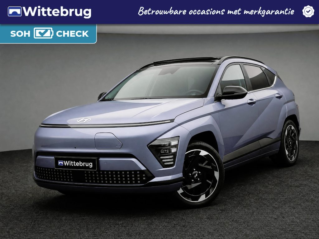Hyundai Kona Electric Premium Sky 65.4 kWh LEDER | OPEN DAK | FULL OPTION | LONG RANGE SOH 100%