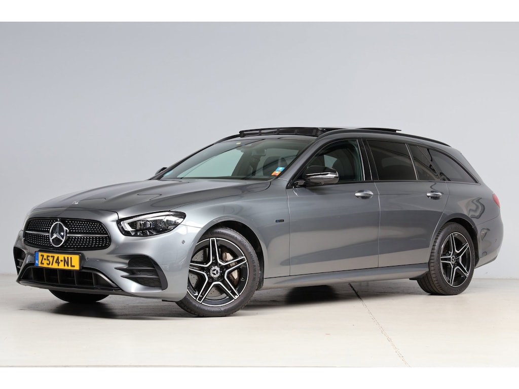 Mercedes-Benz E-klasse Estate 300 e AMG Line | panoramadak | burmester | elek. stoelen | leder | dodehoek detectie | apple carplay