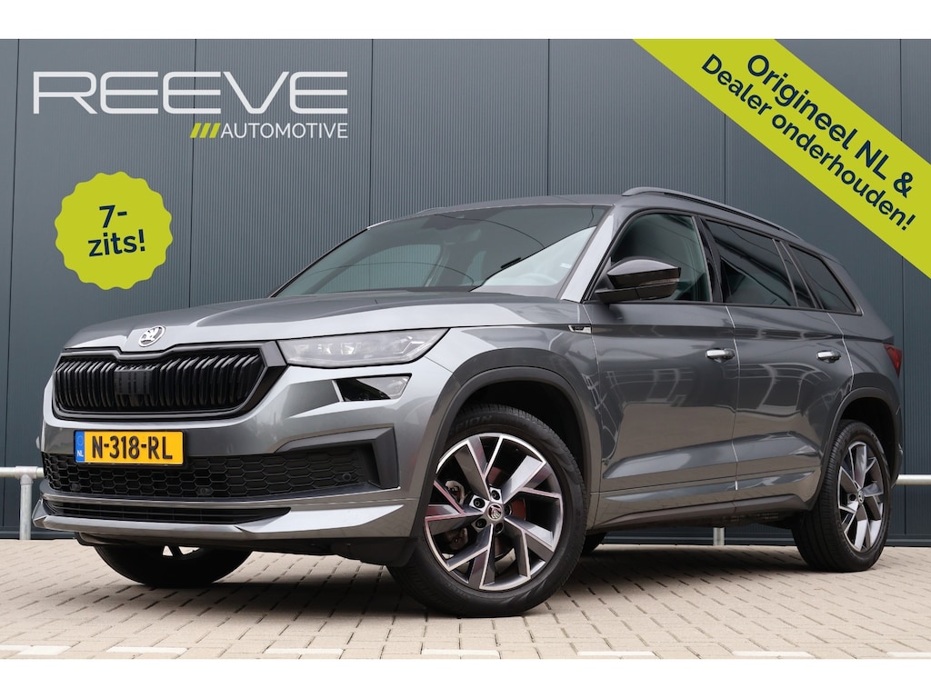 Skoda Kodiaq 1.5 TSI Sportline Business 7p. | Trekhaak | Facelift | Camera | Virtual Cockpit | Adaptive Cruise | Stoelverwarming