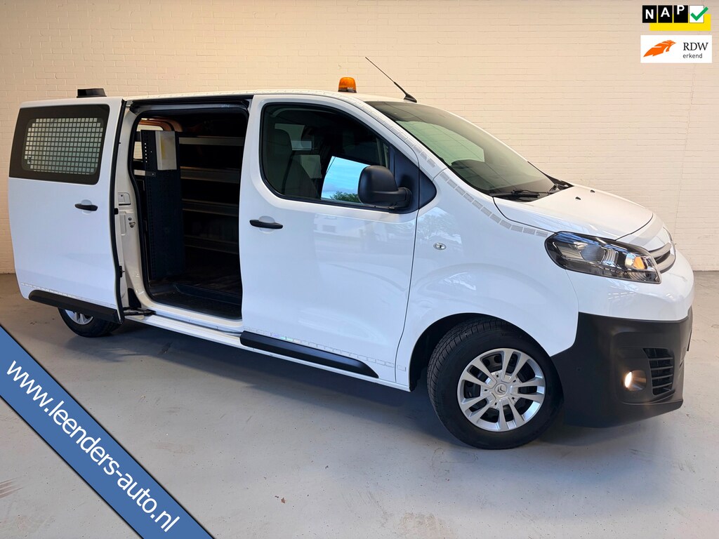Citroën Jumpy Servicewagen 1.6 BlueHDI 95pk euro6 L2H1 V230 omvormer BOTT inrichting Standkachel Trekhaak 2000KG, RIJKLAARPRIJS!