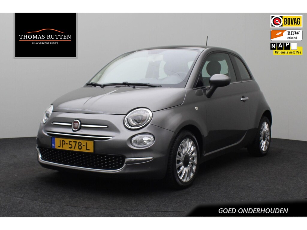 Fiat 500 0.9 TwinAir Turbo Lounge 2016 NAP | Airco | Panoramadak | DAB Radio | Elektrische Ramen | Parkeersensoren | Lichtmetalen Velgen | Stuurwiel Multifunctioneel | Boekjes | Nationale Autopas