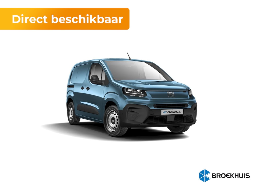 Fiat E-Doblò 136 L1 50 kWh | 8 JAAR GARANTIE | VERWARMD STUUR | NAVI | BETIMMERING | DRAADLOOS CARPLAY | ADAPTIVE CRUISE | KEYLESS | CLIMATE CONTROLE |