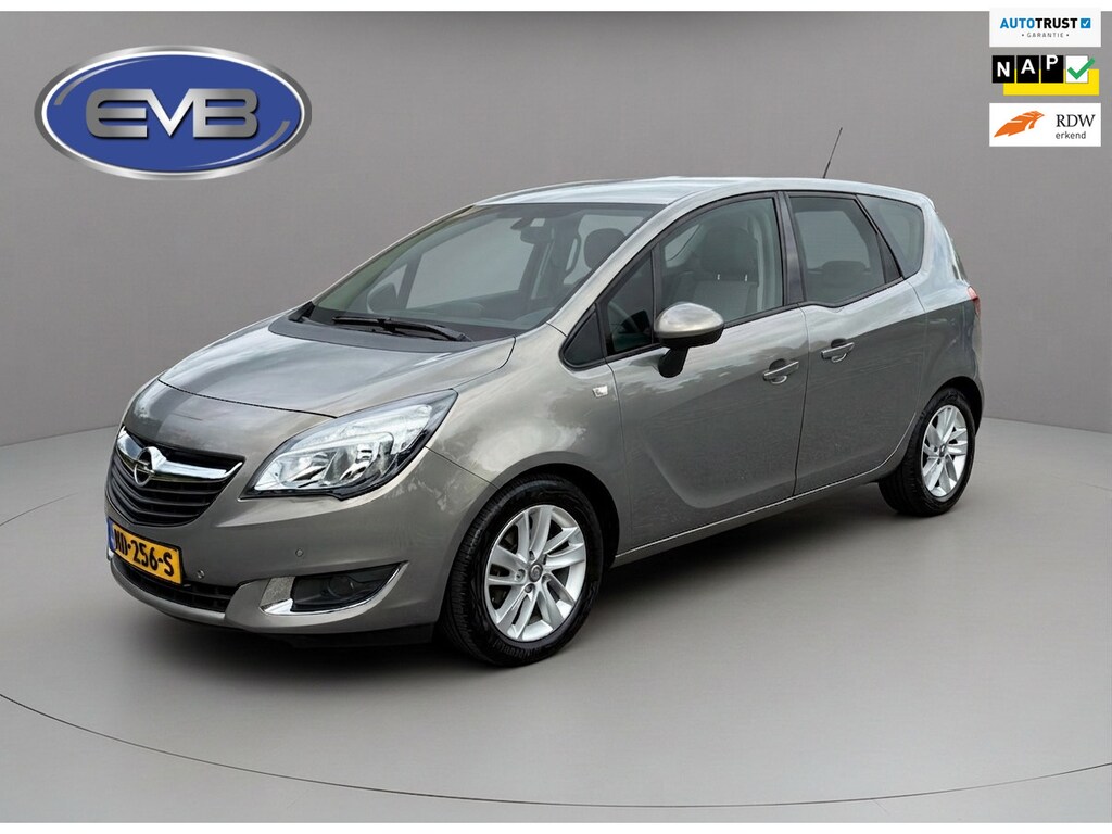 Opel Meriva 1.4 Turbo 120 pk Edition, trekhaak, navigatie,16 inch, dealeronderh,keurig nette staat, NL auto met nationale auto pas