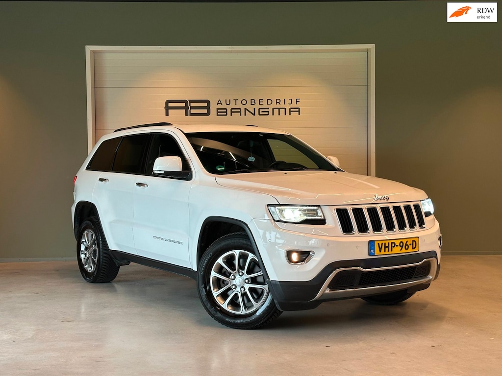 Jeep Grand Cherokee 3.0 CRD V6 AUTOMAAT 4x4 LIMITED-uitv|TREKHAAK|NAVIGATIE|CRUISECONTROL|MEMORY SEATS|LEDER|incl.nwe APK+OH-BEURT