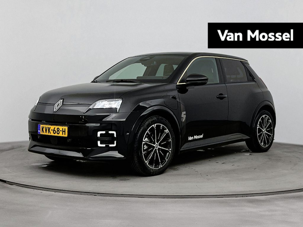 Renault R5 comfort range iconic cinq 52 kWh | Pack Winter | Pack Safety & Advanced Driving Assist | Harman/Kardon | Daklijst Warm Titanium | V2G | Adaptive Cruise Control met Stuurhulp | Blind Spot Warning | Easy Park Assist | Achteruitrijcamera | Parkeersensoren Rondom | Keyless | Warmtepomp |