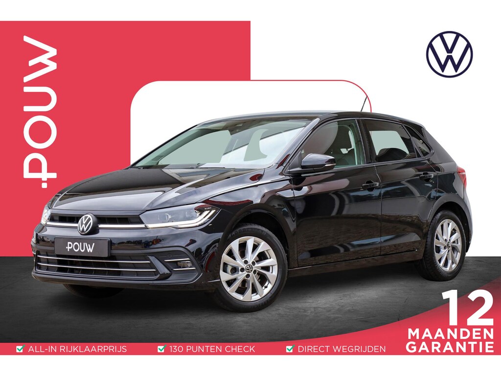 Volkswagen Polo 1.0 TSI 95pk Style | IQ Matrix LED | Parkeersensoren | Getint Glas | Sportstoelen