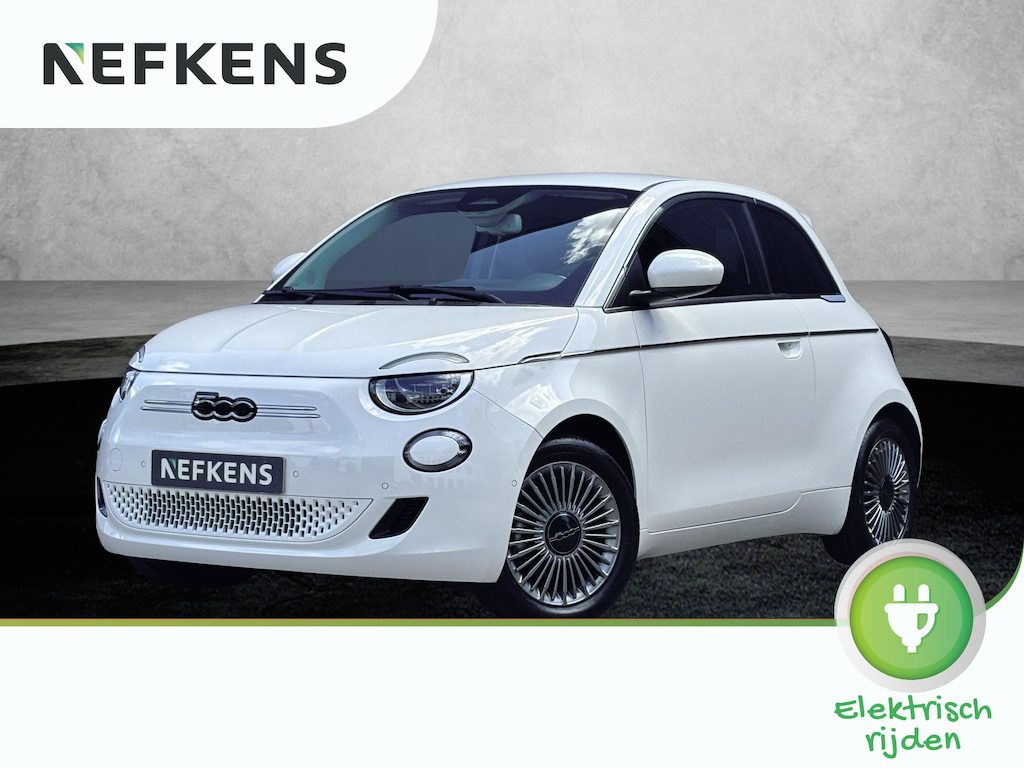 Fiat 500e Icon 42 kWh | ACCU 97% | Stoelverwarming | Achteruitrijcamera | Dodehoekdetectie | Parkeersensoren