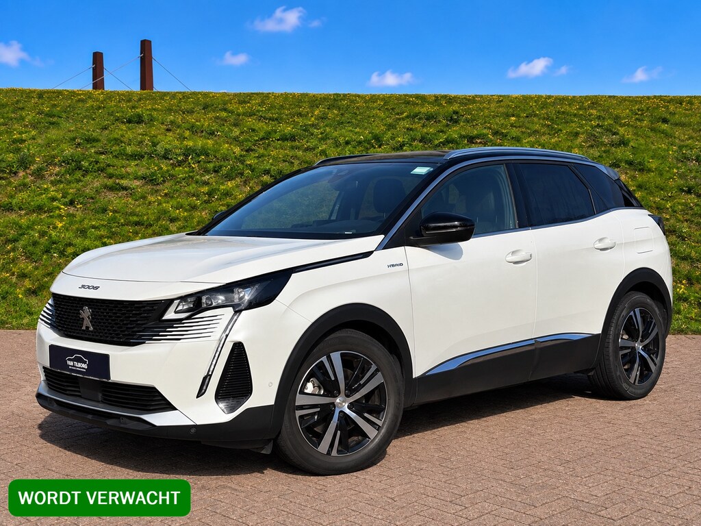 Peugeot 3008 1.6 HYbrid 225 GT NET BINNEN | BINNENKORT ONLINE | Dealeronderhouden | Panoramadak | Stoelvw | Elek Achterklep | Camera