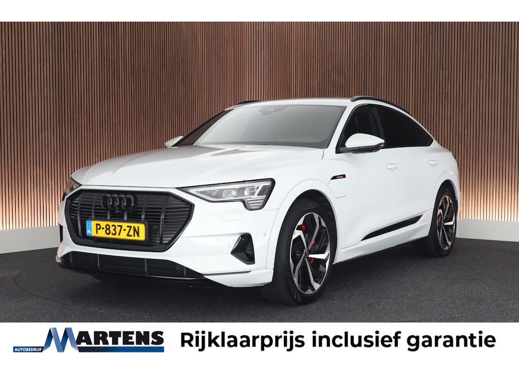 Audi e-tron Sportback 55 408pk quattro S edition 95 kWh SOH 91% Luchtvering 360Camera Nachtzicht Keyless Adaptive cruise