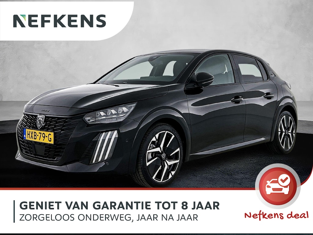 Peugeot 208 GT Hybrid 110pk Automaat | Lage kilometerstand! | Navigatie | 360° Camera | Climate Control | Adaptieve Cruise Control | Parkeersensoren v+a | Armsteun | Keyless | Full Led koplampen | Dodehoeksensor| Leder/stof sportstoelen | Bluetooth | Draadloze Apple CarPlay / Android Auto | DAB+ radio | Donker getint glas | 17" lichtmetalen velgen |
