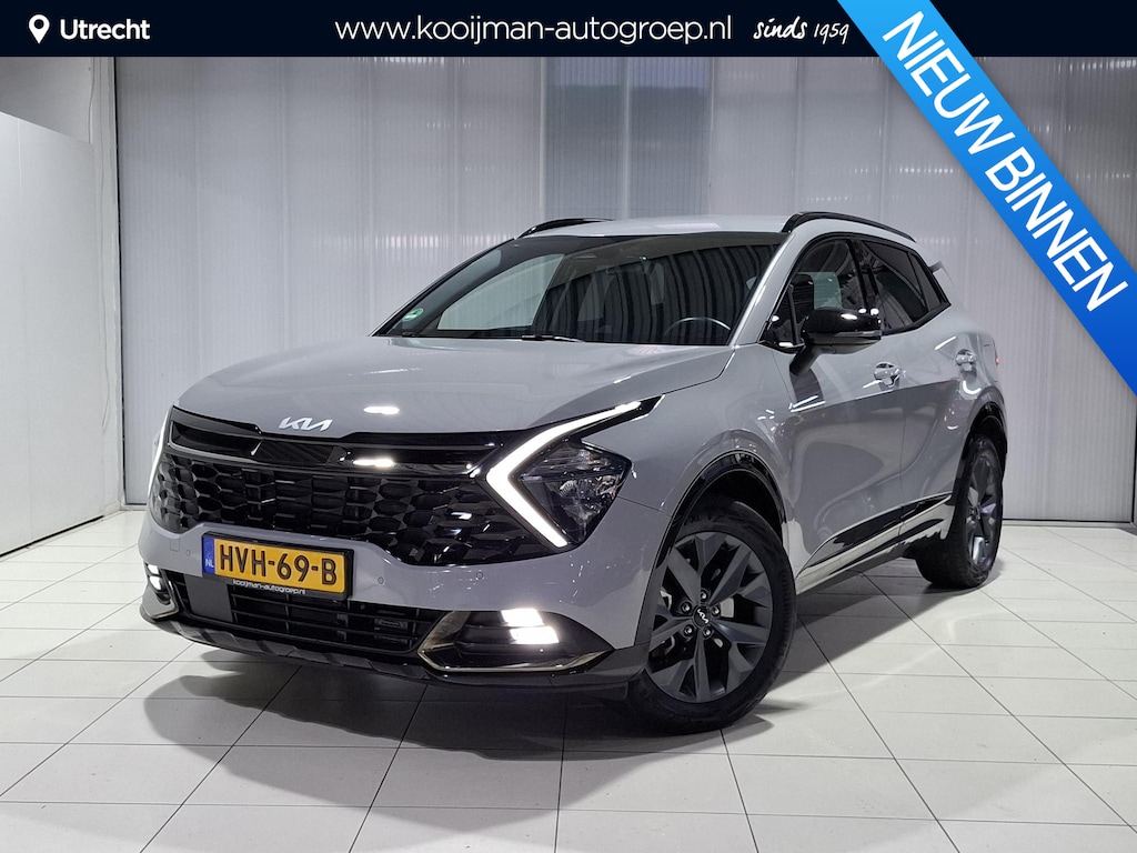 Kia Sportage 1.6 T-GDi Hybrid Dark Edition Stoel en verwarming, Apple Carplay/Android Auto, Navigatie, Camera.