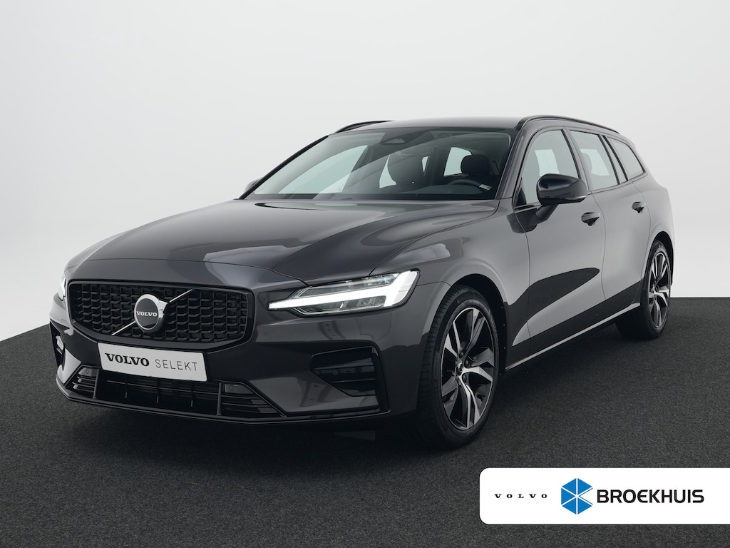 Volvo V60 B4 Plus Dark | Elek stoel | Leder | Adaptive Cruise | BLIS | Trekhaak | Keyless Entry | Camera