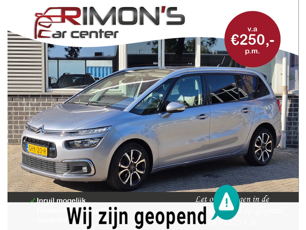 Citroën C4 Grand SpaceTourer 1.2 PureTech Aut New D-Riem 7p Lees De Adv Camera Navi Stoelmassage