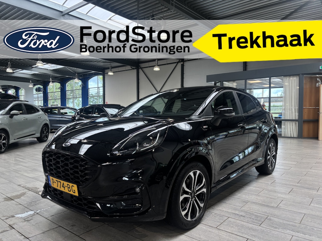 Ford Puma EcoBoost Hybrid 125 pk ST-Line | Trekhaak | Winter Pack | Camera | 1e eig. | 100% dealer onderh. | 4 seiz. banden