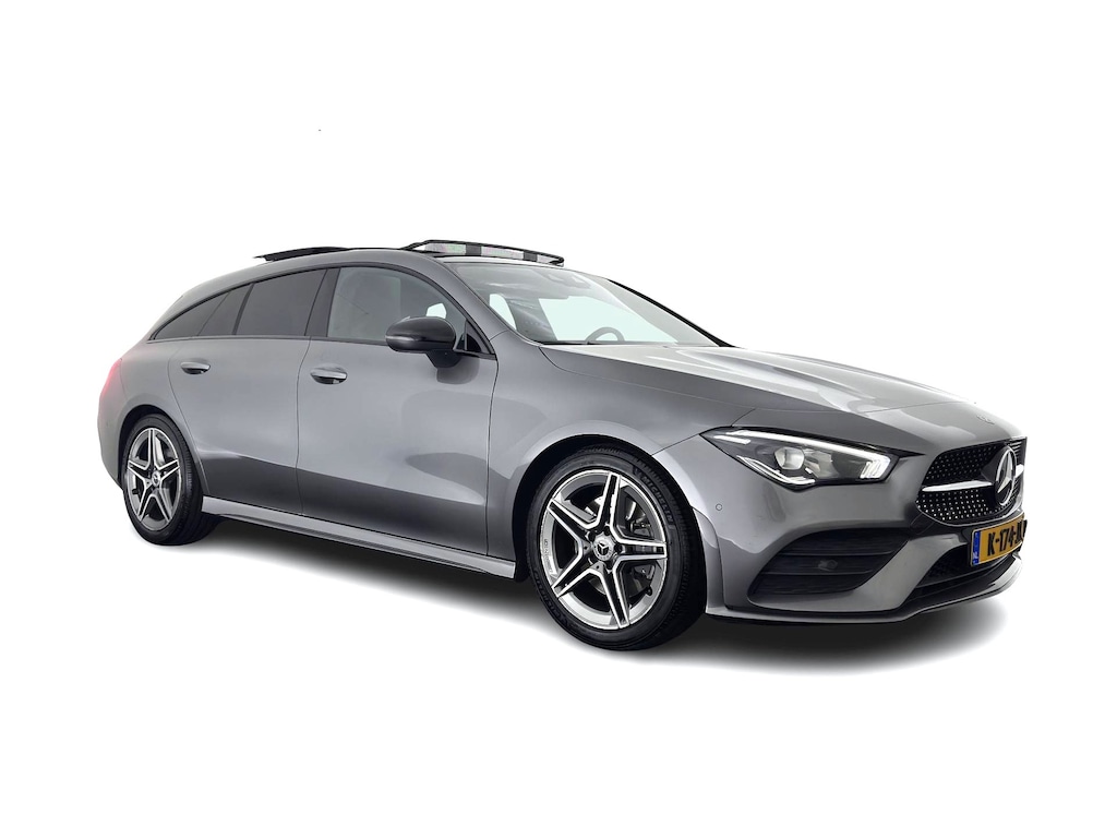 Mercedes-Benz CLA Shooting Brake 200 AMG Sportpack Business Solution (INCL-BTW) Aut. *PANO | LEATHER-MICROFIBRE | FULL-LED | HEATED-SPORTSEATS | AMBIENTLIGHT | DIGI-COCKPIT | DAB+ | NAVI-FULLMAP | CAMERA | PRIVACY-GLASS | SHIFTPADDLES | 18''ALU*