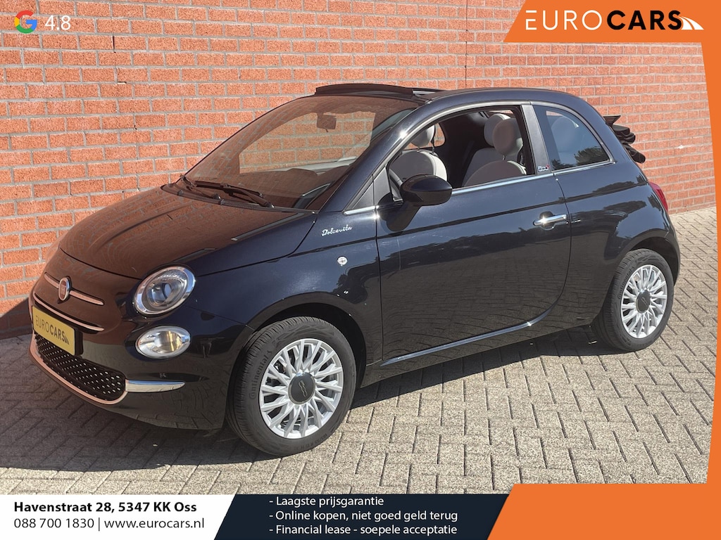 Fiat 500C 1.0 Hybrid 69pk Dolcevita Navigatie Apple Carplay/Android Auto Parkeersensor achter Cruise Control Climatronic